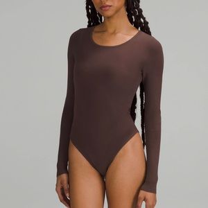 Lululemon tight fit knit long sleeve bodysuit